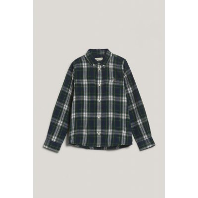 Gant Checked Flannel Bd Shirt navy – Zboží Dáma