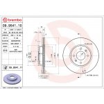 Brzdový kotouč BREMBO 09.9541.11
