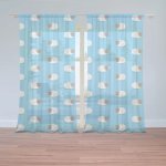 Sablio Záclony Ovečky: 2ks 150x250cm – Zboží Mobilmania