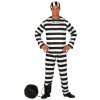 Dětský karnevalový kostým vězeň trestanec