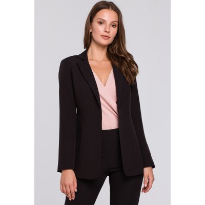 Makeover blejzr s jedním knoflíkem K036 Černá – Zboží Dáma