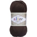 Alize Diva 26 hnědá - čokoládová – Hledejceny.cz