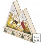 EMOS DCWW39 LED dřevěná vánoční krajina 23,5 cm 2x AA vni – Hledejceny.cz