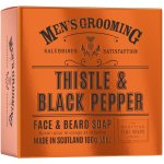 Scottish Fine Soaps mýdlo v plechu Černý pepř a ostropestřec 100 g – Zboží Dáma