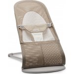 BabyBjörn Lehátko Balance Soft Grey Beige/White mesh světlá konstrukce – Zboží Mobilmania