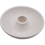 VOJA HOME SOLVERE – kulatý svícen z ekologické pryskyřice, Ø 11 cm, kalíšek Ø 2,1 cm Barva: Bílá – Zbozi.Blesk.cz