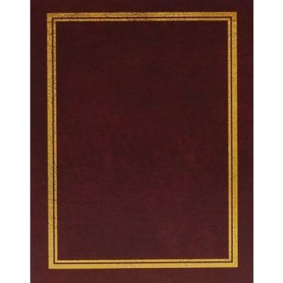 Jednobarevné fotoalbum, 10x15, zasunovací, DPH-4636 Vinyl 2 hnědé – Sleviste.cz