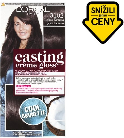 L'Oréal Casting Crème Gloss barva na vlasy 3102 Iced Espresso od 105 Kč -  Heureka.cz