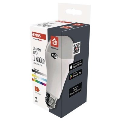 EMOS Lighting GOSMART LED A60 14W94W 1400lm E27 WIFI RGBW – Hledejceny.cz