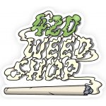 Samolepka joint - weedshop – Zboží Dáma
