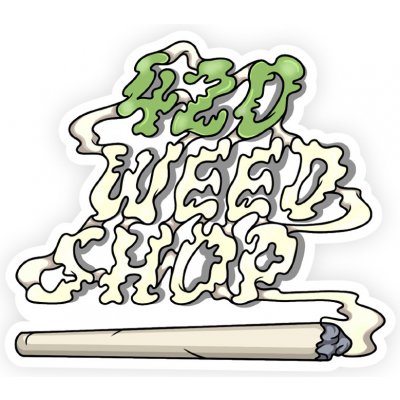 Samolepka joint - weedshop – Zbozi.Blesk.cz