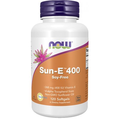 Now Foods NOW Sun-E 400 IU Vitamin E 120 softgelových kapslí – Hledejceny.cz