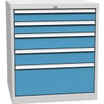 Kovos Stolový kontejner DPK 03C modrá – Zboží Mobilmania