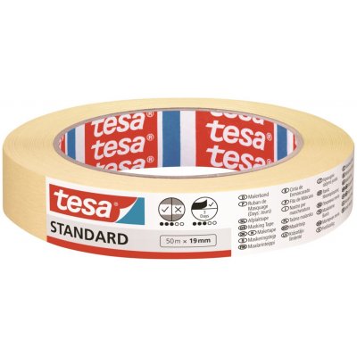 Tesa Maskovací páska standard 50 m x 19 mm smetanová – Zbozi.Blesk.cz