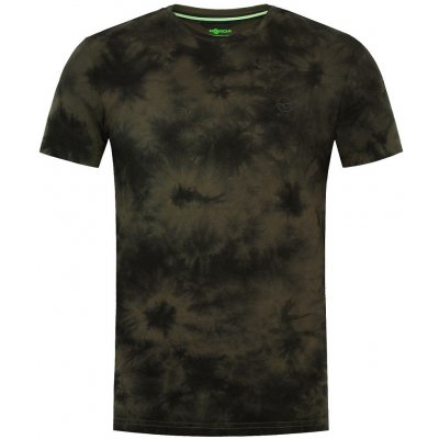 Korda Tričko Tie Dye Tee Dark Olive – Zboží Dáma