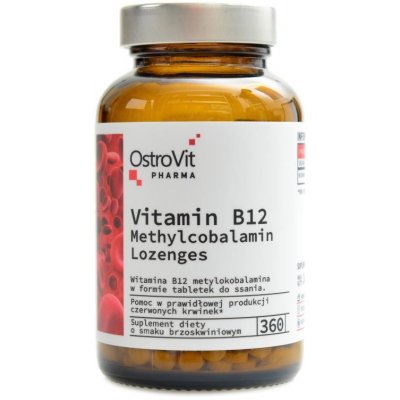 Ostrovit Pharma vitamin B12 methylcobalamin lozenges 360 tablet – Zbozi.Blesk.cz