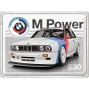 Obraz Postershop Plechová cedule: BMW Motorsport M Power E30 - 40x30 cm