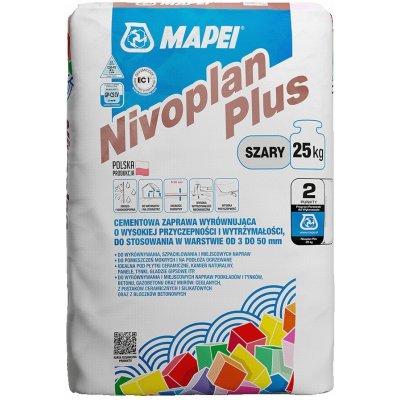MAPEI Vyrovnávací malta NIVOPLAN PLUS 25 kg – Zboží Mobilmania