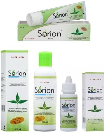 Sorion Creme 50 g + Sorion šampon 200 ml + Sorion Head fluid pro  problematickou pleť dárková sada od 1 485 Kč - Heureka.cz