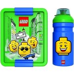 LEGO® Iconic Boy svačinový set láhev a box modrá zelená – Zboží Dáma