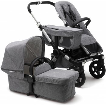 BUGABOO Donkey2 Classic mono komplet Alu/Grey Melange 2018