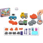 Mamido Kinetický písek s formičkami dopravních prostředků 500 g – Sleviste.cz