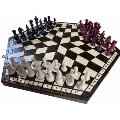 Šachy pro tři hráče – velké – Zboží Mobilmania