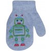 Kojenecká rukavice Rukavičky Robot modré