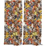 IMPAR Závěsy Houby houby houby (Rozměr : 140x250, Materiál: Interlock) – Hledejceny.cz