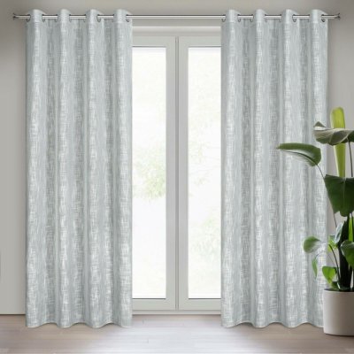 EUROFIRANY ZÁVĚS NA KROUŽCÍCH LIREN 140X250 CM ŠEDÁ – Hledejceny.cz