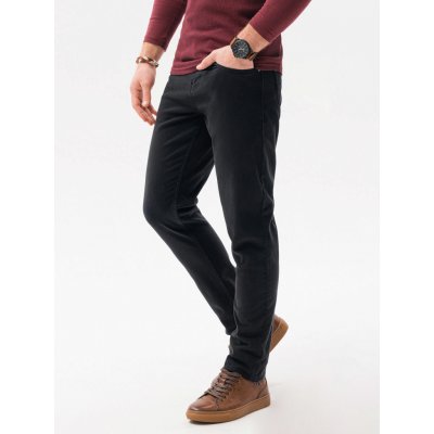 Ombre Clothing pánské chinos kalhoty Heinz černá P1059 – Zbozi.Blesk.cz