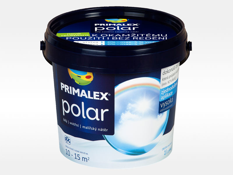 Primalex Bílý Interiérový nátěr Polar 1 kg