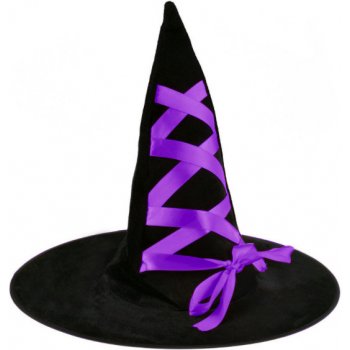 Arpex Párty čarodějnický klobouk s mašlí