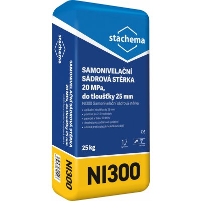 Stachema NI300 Stěrka samonivelační sádrová 25 kg – Sleviste.cz