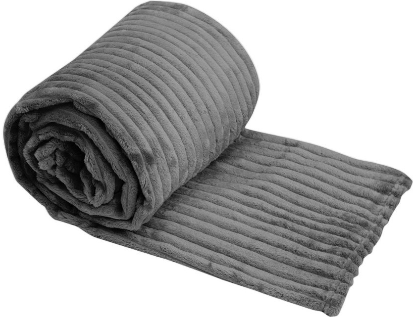 Textilomanie deka mikroflanel Premium tmavě šedá mikrovlákno 300 g/m2  160x200 od 299 Kč - Heureka.cz