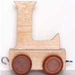 Small Foot Dřevěný vagónek abeceda písmeno L – Zboží Mobilmania