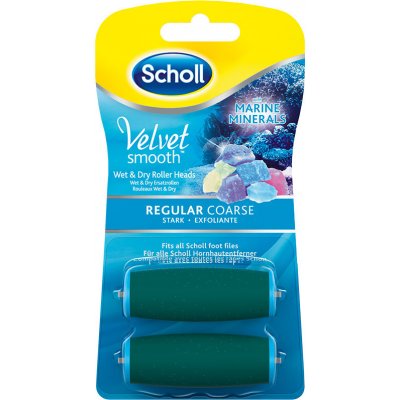 Scholl Velvet Smooth Wet & Dry středně drsná 2 ks – Zboží Mobilmania