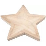 Maják Mísa 25,5x4,5x25,5cm hvězda dřevěná dekorační – Hledejceny.cz