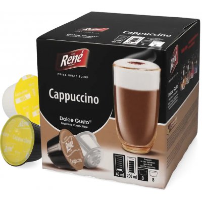 Café René Cappuccino pro Dolce Gusto 16 ks – Hledejceny.cz