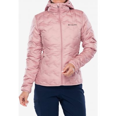 Columbia Delta Ridge II Down Hooded eraser pink – Zboží Dáma