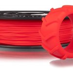 Filament PM TPE 88 RubberJet Flex - červená (1,75 mm; 0,5 kg) – Zboží Živě