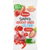 Krekr a snack Emco Super ovocný hadík jahoda 2 ks 20 g