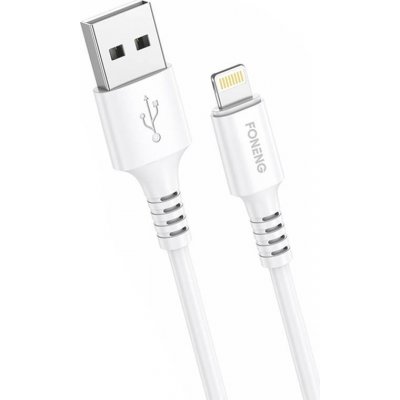 Foneng X85 USB na Lightning , iPhone 3A Quick Charge, 1m, bílý – Zbozi.Blesk.cz