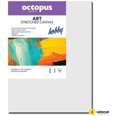Octopus Hobby malířské plátno 20 x 30 cm 280 g/m2 – Sleviste.cz