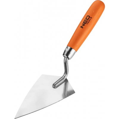 NEO TOOLS Zednická štukatérská lžíce ostrá, 140 x 80 mm, dřevěná rukojeť – Hledejceny.cz