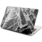 Sablio Samolepka na notebook Rozbité sklo - 29x20 cm – Zboží Živě