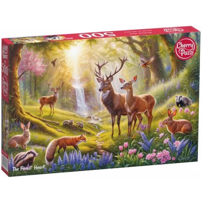 Cherry Pazzi The Forest Heart 500 dílků – Zboží Dáma
