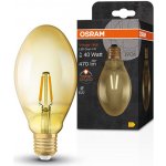 LEDVANCE Žárovka LED 4,5W/825 E27 VINTAGE 1906 filament, oval – Zboží Mobilmania