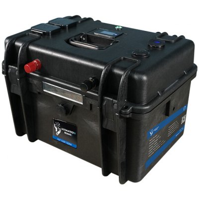 Ultimatron LiFePO4 baterie 12,8V 150Ah 1920Wh voděodolná IP65 v kufru Smart BMS Bluetooth trakční i outdoor použití – Zboží Živě