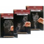 SMT Creatoys Vyškrabovací obrázek stříbrný 20x25 cm Pes – Sleviste.cz